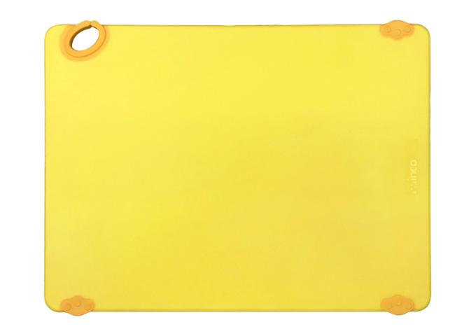 12" x 18" x 1/2" Cutting Board w/ Hook / Yellow