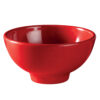 6.25" Round Salad Bowl w/ 22-oz Capacity, Melamine, Red