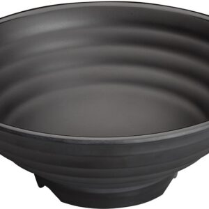 8" Dia Melamine Bowl, Black