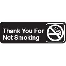 Sign "Thank You For Not Smoking"