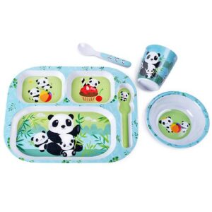 Melamine Children Set Blue / 5