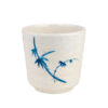 3 2/3" Tea Cup / Blue Bamboo / 10 Dz