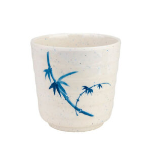 3 2/3" Tea Cup / Blue Bamboo / 10 Dz