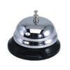 4" Call Bell / Chrome Plate / Black Base / 1