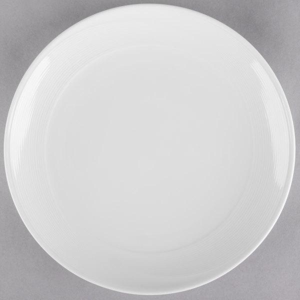 10 1/8" Round / Royal Rideau / White Coupe Plate / 12