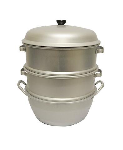 40Cm/16" Alum Steamer/3Layer/set