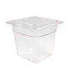 1/6 Size 6" Deep Pan / Clear