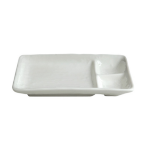 8" X 5" Divided Rectangle Dish / 24