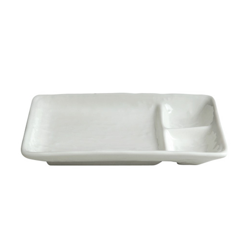 8" X 5" Divided Rectangle Dish / 24