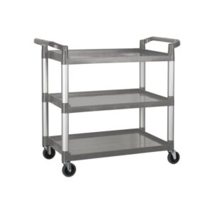 Plastic Utility Cart, 40-3/4"L x 19-1/2"W x 37-3/8""H