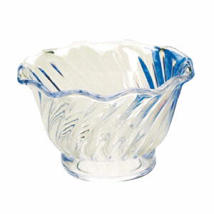 5 Oz Plastic Desert Dish / Clear / 8 Dz