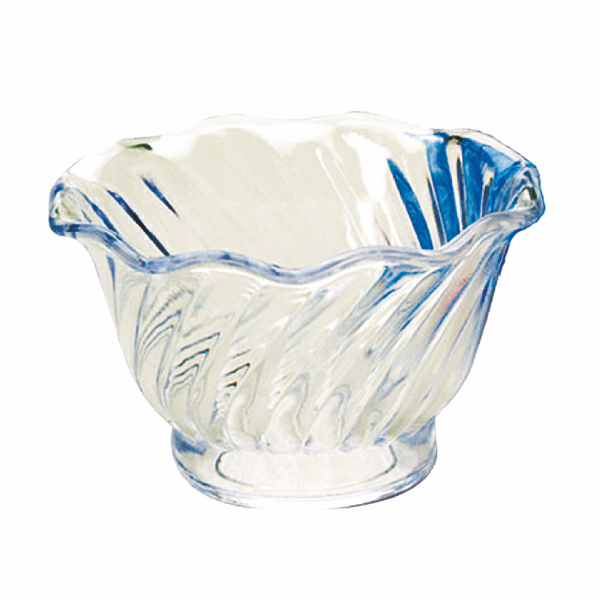 5 Oz Plastic Desert Dish / Clear / 8 Dz