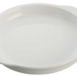 11" Porcelain Round Dish, Bright