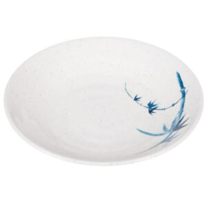 Blue Bamboo 6 1/2" Round Melamine Soup Plate