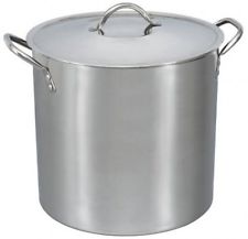 40 QT / Aluminum Stock Pot /W Lid