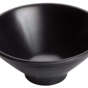 5 3/8" Dia Melamine Bowl, Black / 24 Pcs