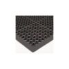 Winco RBM-35K Floor Mat, 3' x 5' x 1/2" thick, anti-fatigue, beveled edges, rubber, black