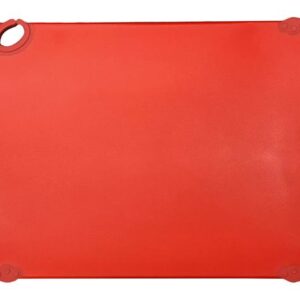 12" x 18" x 1/2" Cutting Board w/ Hook / Red