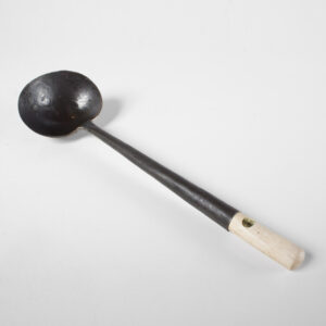 #1 Black Iron Chinese Ladles 18"
