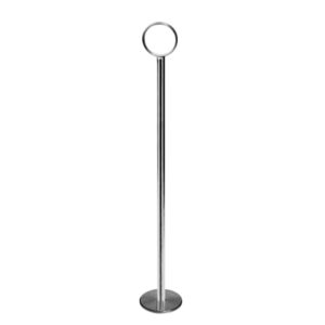 8" Chrome Card Stand / 120