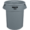 55 Gallon Brute Container / No Lid / Gray / FG265500