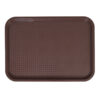 Fast Food Tray / 12 X 16" Rectangle / Brown / D