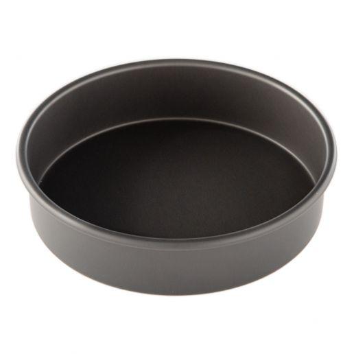 8" Dia. x 2" H / Round Cake Pan / Anodized Aluminum