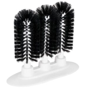 Bar Maid 3 Brush / Manu / Glass Wash W/ Section Cup Base