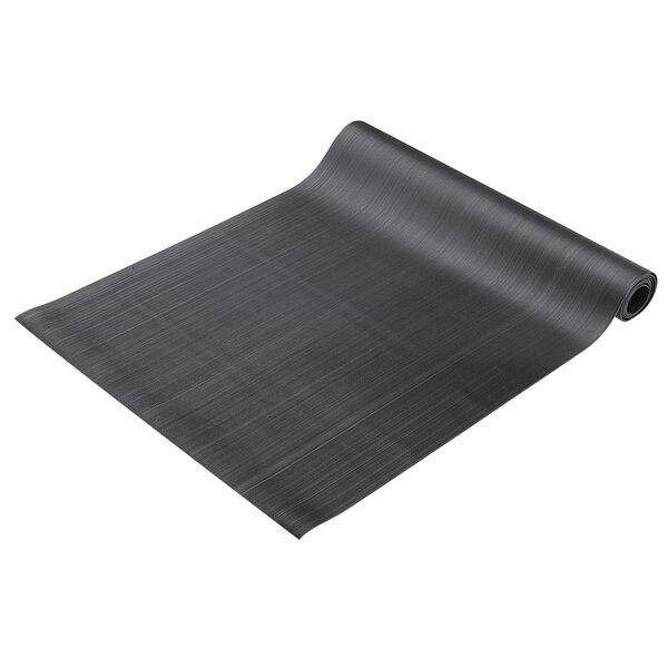 Dp Grve 2" Wd Corrugt Black Vinyl Mat / 1/8"