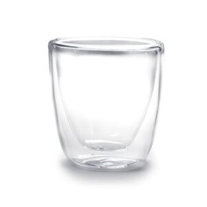 3 Oz / 2.5" H / Glass x2 Wall Cup / 12