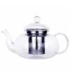 2 7 Oz / 5" H / Glass Tea Pot W/ SS Strainer