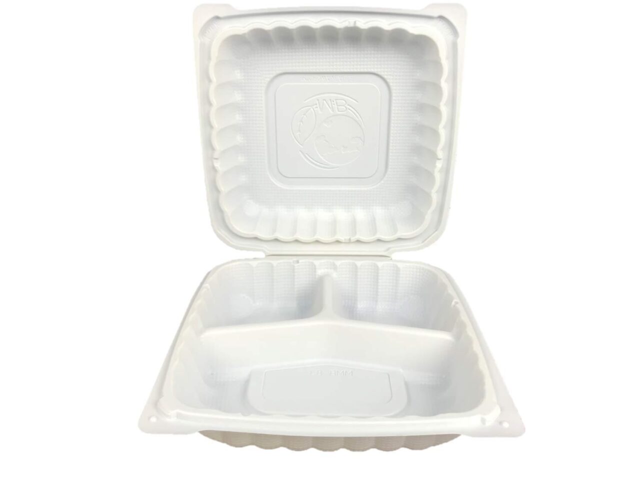 Clamshell / MFPP / Container / 3-Comp / 9X9"/ 150
