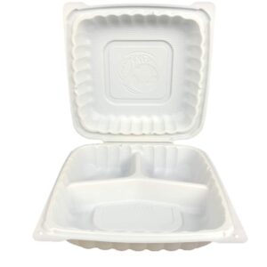 Clamshell / MFPP / Container / 3-Comp / 9X9"/ 150